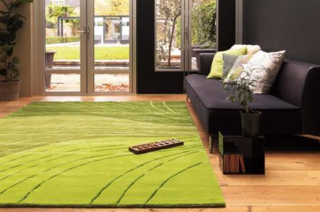 tappeto-moderno-lana-verde